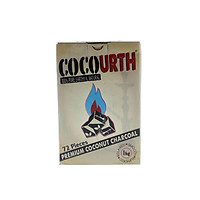 CocoUrth Coconut Charcoal Cube 72 Piece Box