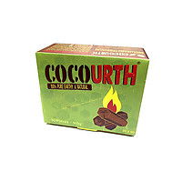 CocoUrth Coconut Charcoal Hex 30 Piece Box