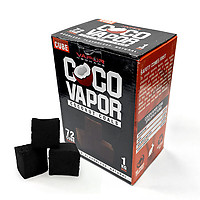 CocoVapor Coconut Charcoal Cube 72 Piece Box