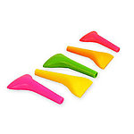 Fan Shaped Plastic Mouthpieces Bag Narrow