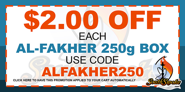 Al-Fakher Tobacco 250g Coupon