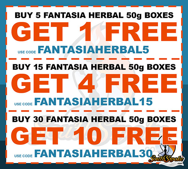  Free Fantasia Herbal Hookah Promotion