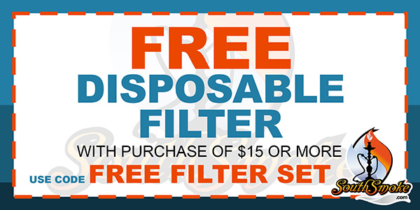 Free Hookah Filter Promotion