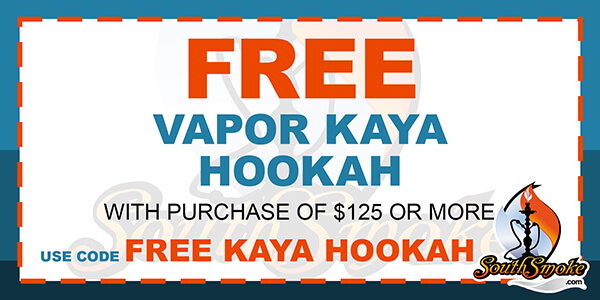  Free Vapor Kaya Hookah Promotion