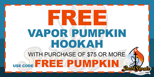 Free Vapor Pumpkin Hookah Promotion