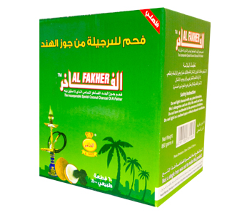 Al-Fakher Coconut Charcoal 120 Piece Box