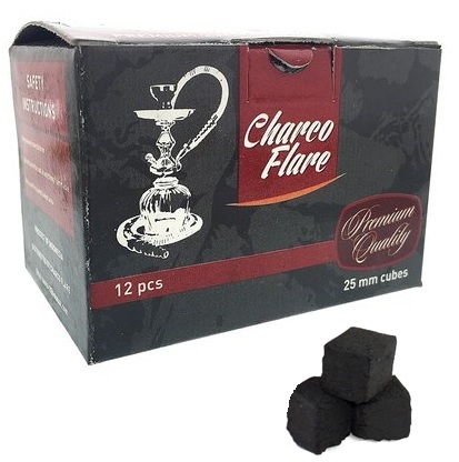 Charco Flare Coconut Charcoal Cube 12 Piece Box