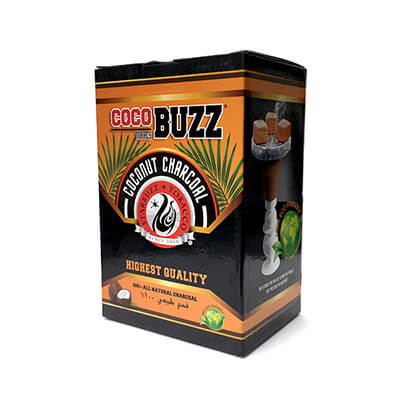 CocoBuzz Coconut Charcoal 108 Piece Box