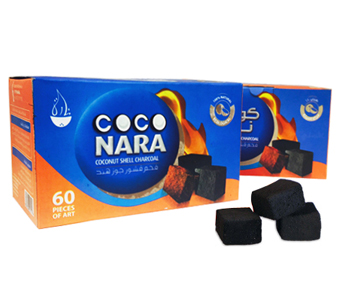 CocoNara Coconut Charcoal 60 Piece Box