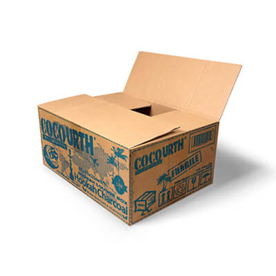 CocoUrth Coconut Charcoal Big Cube 640 Piece Box