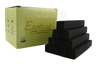 Exotica Square Finger Charcoal 1 Kilo Box