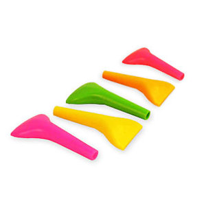 Fan Shaped Plastic Mouthpieces Bag Narrow