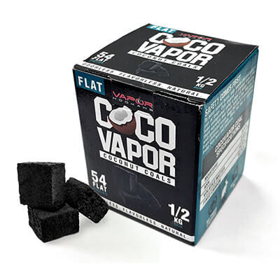 CocoVapor Coconut Charcoal Flat 54 Piece Box