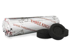 Three Kings Charcoal Roll 40mm