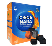 CocoNara Coconut Charcoal 120 Piece Box