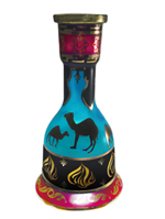 Egyptian Style Camel Signature Vase